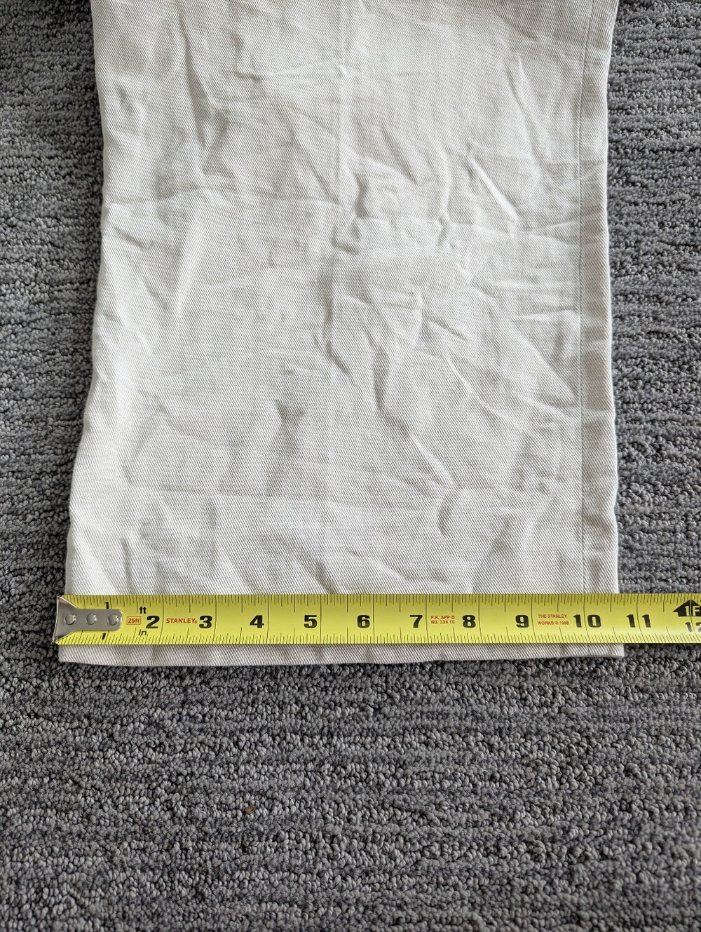 Madewell Double-Pleated Trouser in Cotton-Linen Blend in Bone Cream - Picture 14 of 16